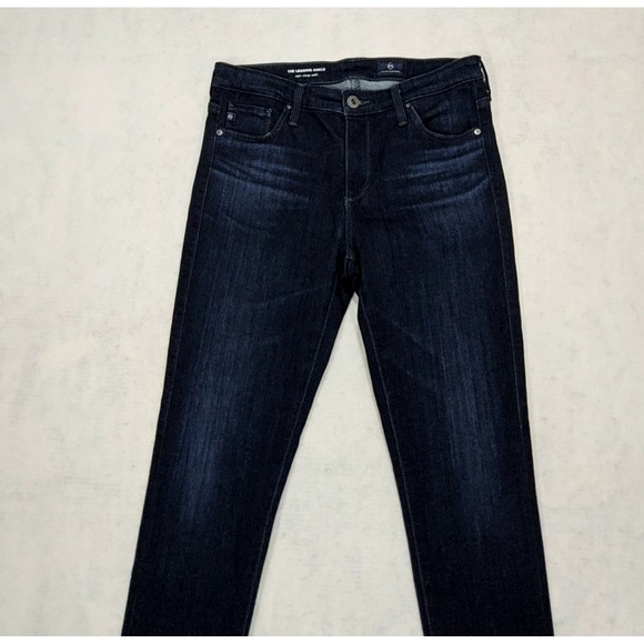 Ag Adriano Goldschmied Denim - AG Adriano Goldschmied Jeans Womans‎ 27 Legging Ankle Super Skinny Dark Whisker